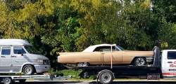 1964 Cadillac Convertible & 1994 Dodge Ram Van – transported Auckland to Wanganui 